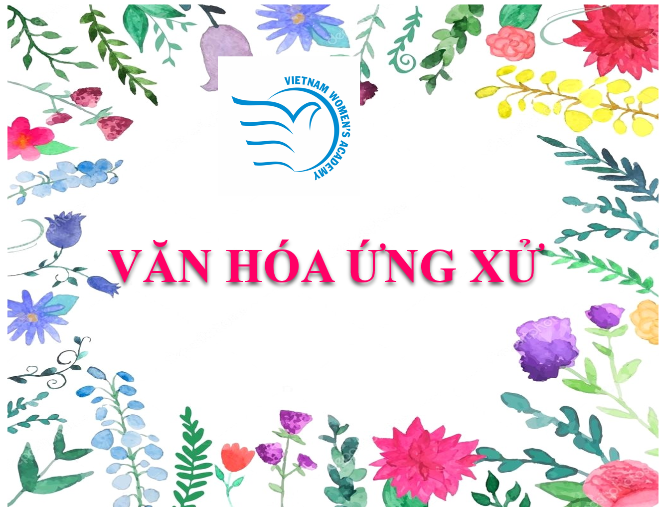 Quy tắc ứng xử của Học viện Phụ nữ Việt Nam