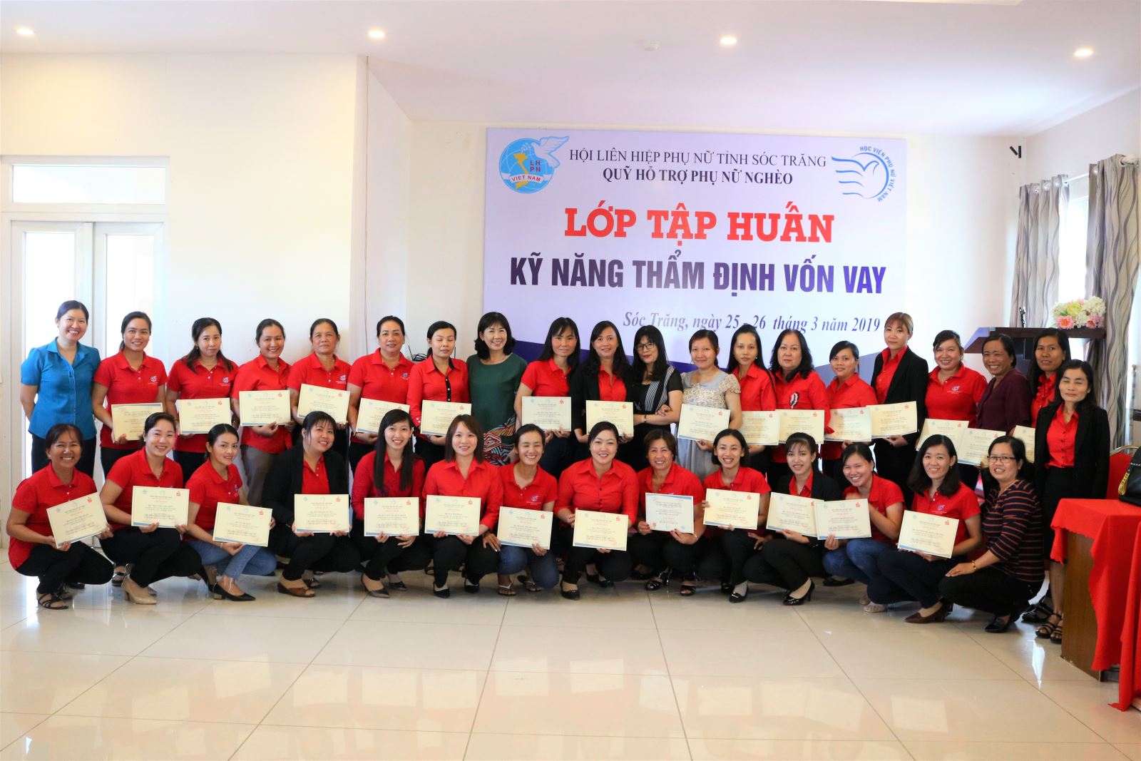  Học viện Phụ nữ Việt Nam tổ chức khóa tập huấn Kỹ năng Thẩm định vốn vay  tại tỉnh Sóc Trăng