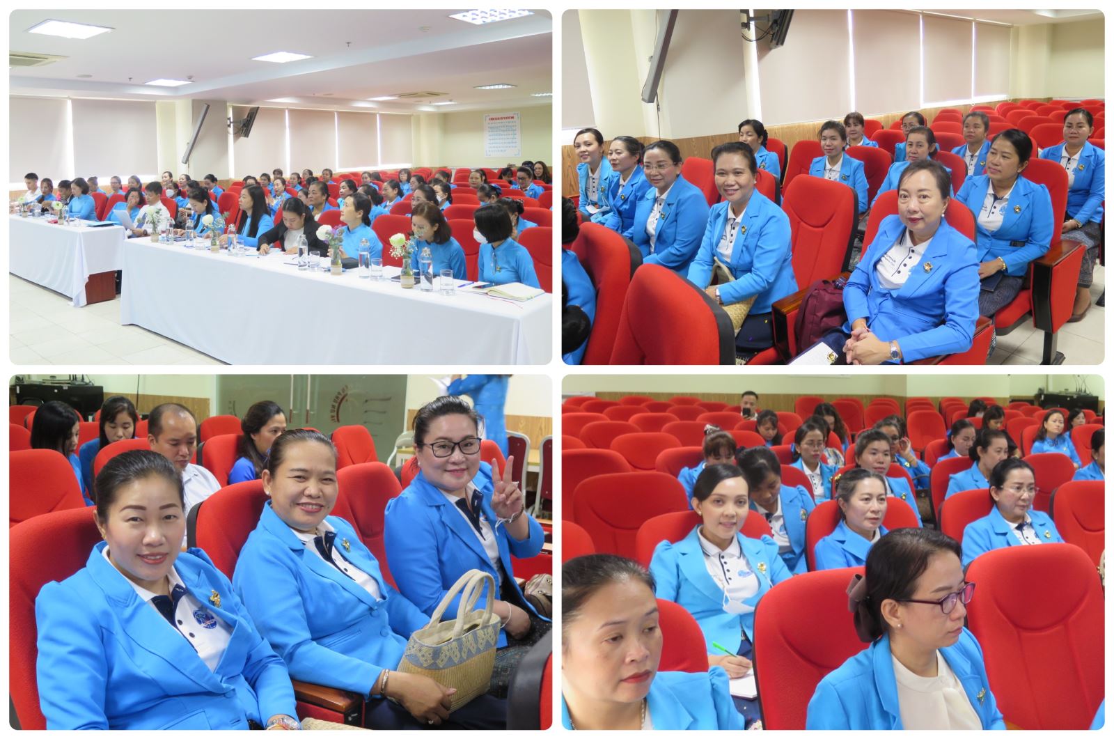Hình ảnh Đoàn cán bộ Hội LHPN Lào tham gia học tập tại Học viện Phụ nữ Việt Nam