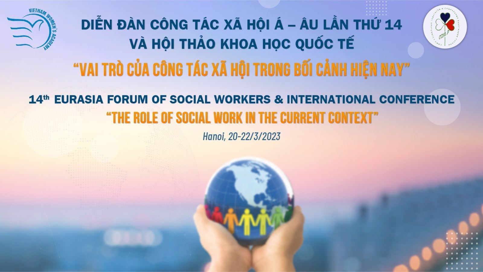 Diễn đàn Công tác xã hội Á - Âu lần đầu tiên được tổ chức tại Học viện Phụ nữ Việt Nam