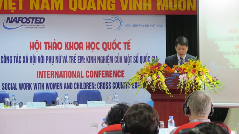 Học viện Phụ nữ Việt Nam tổ chức hội thảo khoa học quốc tế: Công tác xã hội với phụ nữ và trẻ em - Kinh nghiệm của một số quốc gia